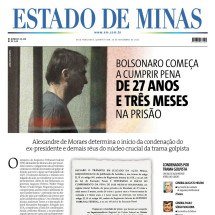 CONFIRA A CAPA DO ESTADO DE MINAS DO DIA 26/11/2025 - Capa do Estado de Minas
