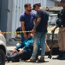 Homem morre depois de sofrer descarga elétrica e queda - Jair Amaral/EM/D. A. Press