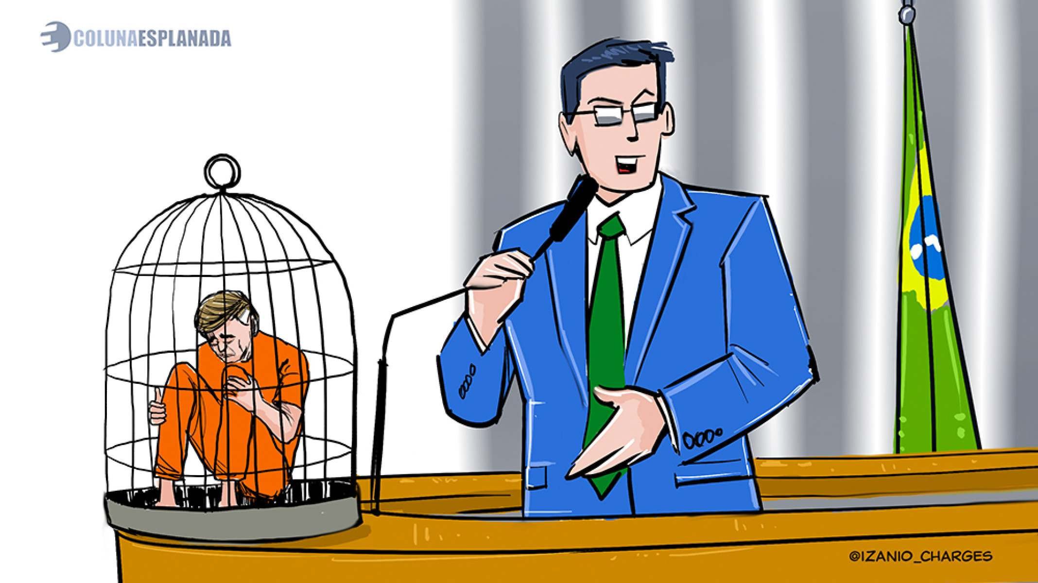 Charge por @izanio_charges -  (crédito: @izanio_charges)