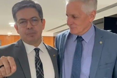 Randolfe Rodrigues e RogÃ©rio Correia anunciam acordo para votaÃ§Ã£o de vetos do Propag -  (crédito: ReproduÃ§Ã£o vÃ­deo)