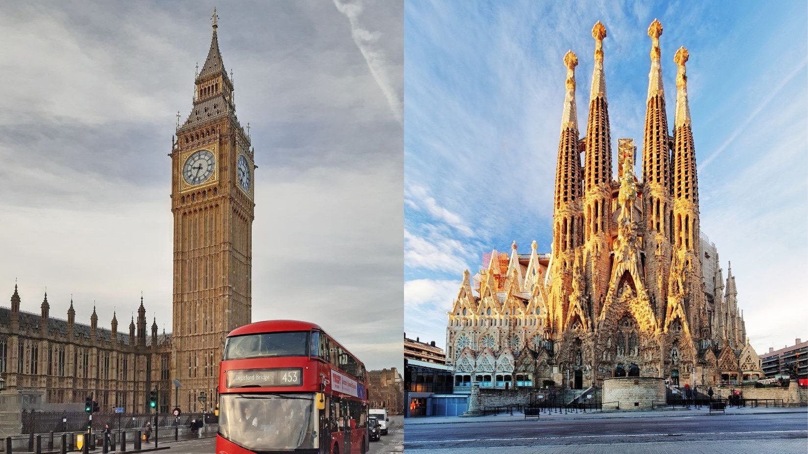Londres ou Barcelona? Guia para escolher seu próximo destino na Europa - onkelglocke de pixabay / TomasSereda de Getty Images

