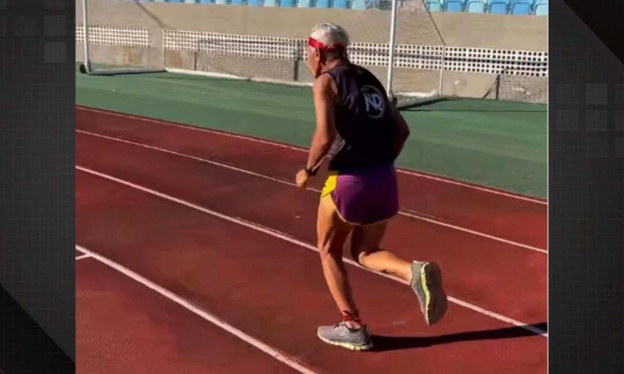 Vídeo: maratonista de 92 anos comove o público ao completar a prova - Tupi