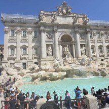 A Fontana di Trevi &eacute; a maior e mais famosa fonte barroca de Roma, It&aacute;lia, um &iacute;cone mundialmente conhecido pela sua beleza  -  (crédito: Carlos Altman/EM)