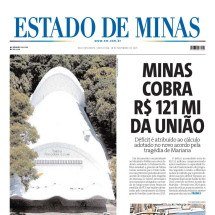 CONFIRA A CAPA DO ESTADO DE MINAS DO DIA 28/11/2025 - Capa do Estado de Minas