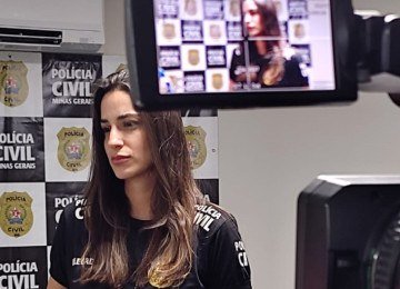 A delegada Joana Miraglia diz que homem se preparava para fugir -  (crédito: PCMG)