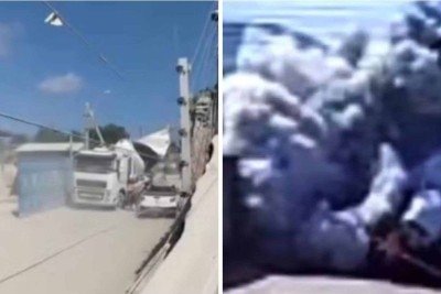 Causa da explosÃ£o de betoneira ainda nÃ£o foi descoberta -  (crédito: ReproduÃ§Ã£o)