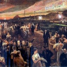 À mesa com o imperador - Museu Histórico Nacional/Reprodução