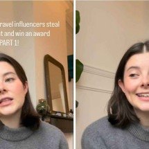 Blogueira denuncia casal brasileiro por roubo de conteúdo de viagem - Redes sociais 