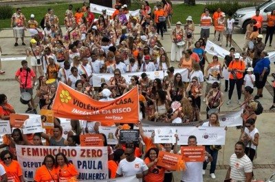 Na última edição, a Caminhada pelo Fim da Violência contra Mulheres e Meninas, em Belo Horizonte, reuniu mais de mil pessoas  -  (crédito: Arquivo Pessoal)