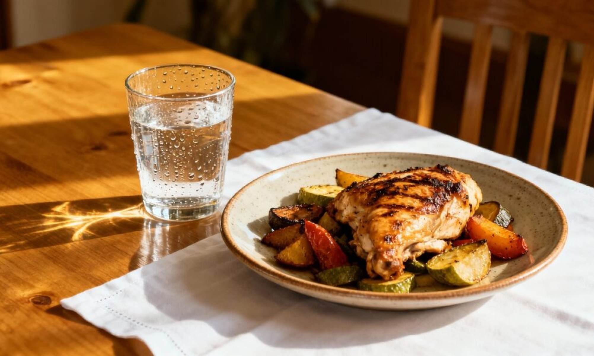 Beber água durante as refeições engorda mesmo ou é só mito