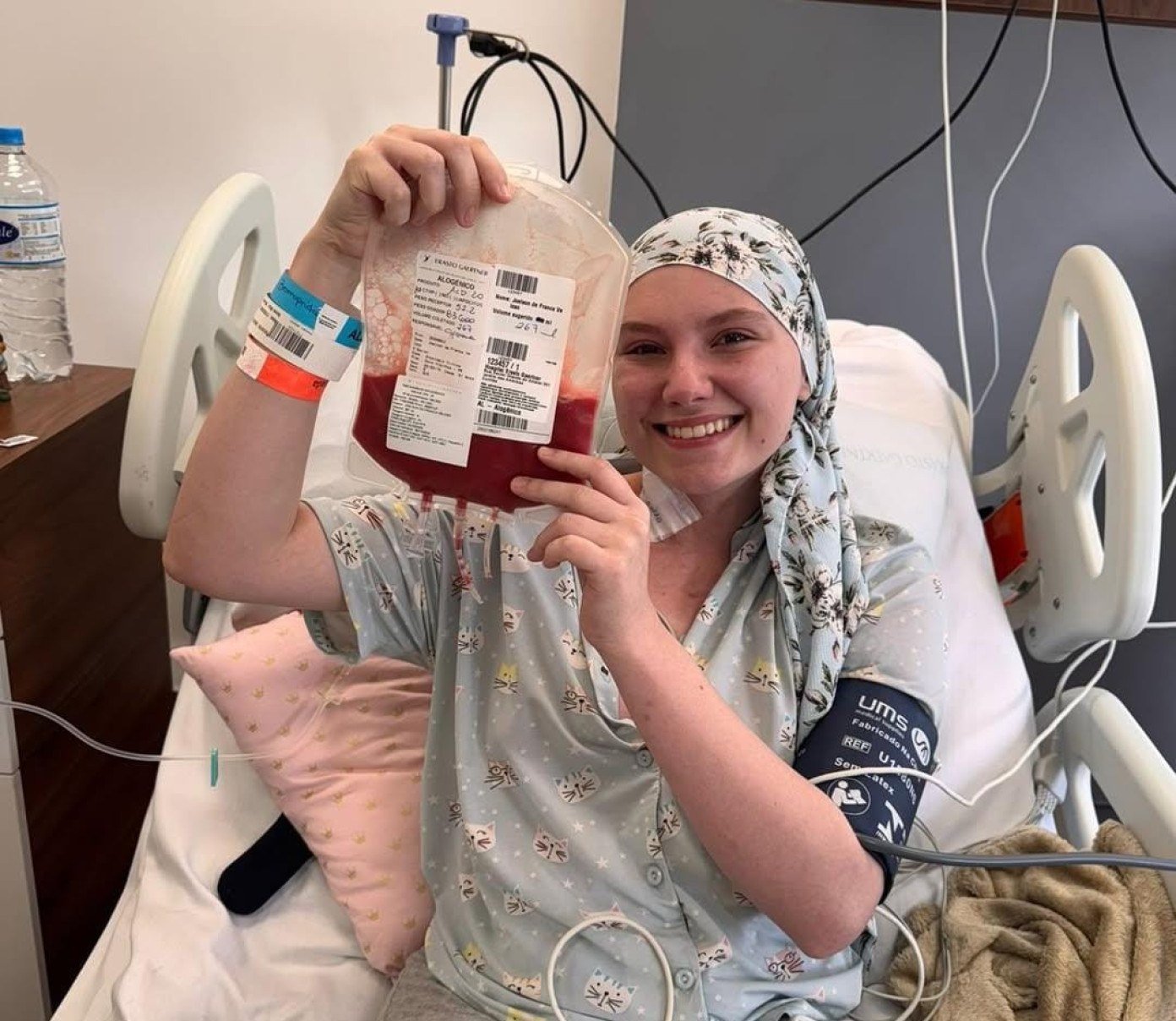 Com o sucesso transplante, Isabel recebeu alta do hospital em 10 de novembro