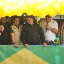 Bolsonaro em Juiz de Fora na campanha eleitoral de 2022: estado tem papel decisivo nas urnas
 -  (crédito: Alexandre Guzanshe/EM/D.A Press – 16/8/22)