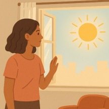 Técnicas simples para atenuar o calor sem gastar muito - imagem gerada por i.a