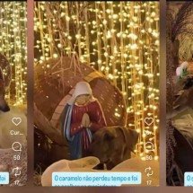  Caramelos encantam cidade mineira ao "invadir" presépio de Natal
