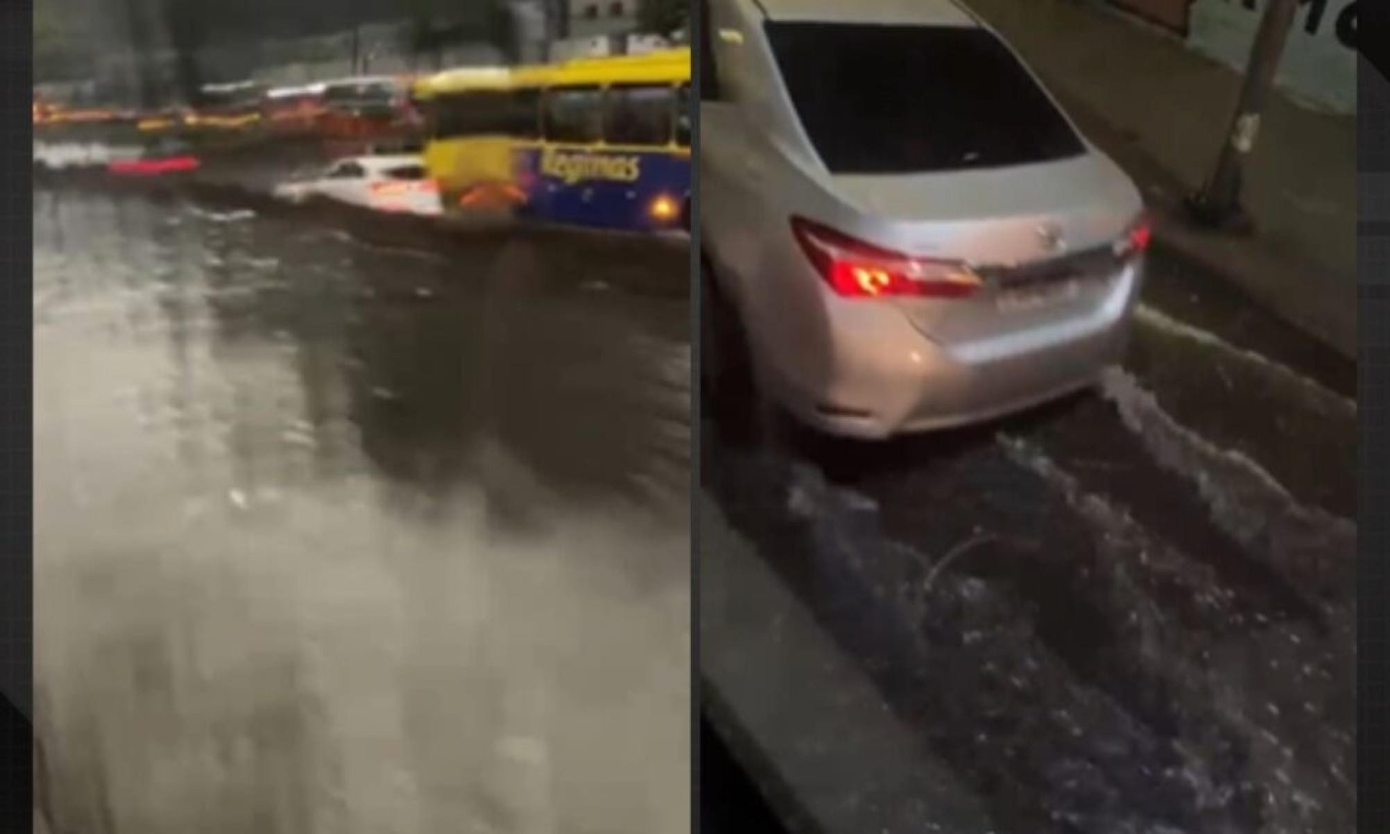 Temporal provoca alagamentos, granizo e transtornos no Rio e Grande Rio - Tupi