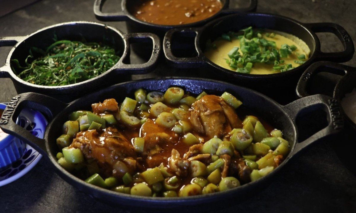 O restaurante Dona Lucinha faz uma fus&atilde;o da cozinha tropeira com a cozinha de fazenda