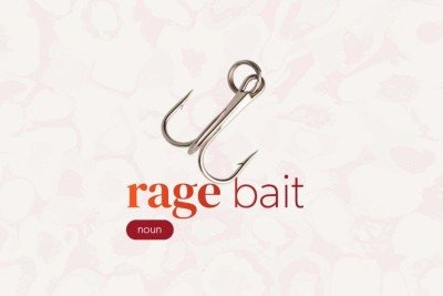 'Rage bait' ou 'isca de raiva' foi eleita a palavra do ano -  (crédito: Oxford University Press)