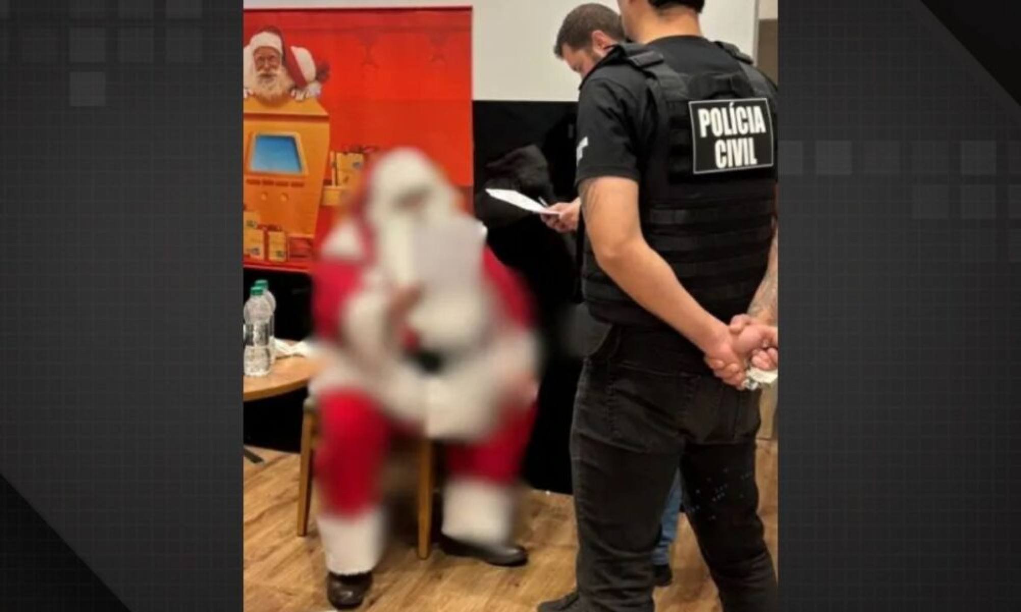 Papai Noel é preso em shopping suspeito de estupro de vulnerável - Tupi