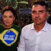 Michelle Bolsonaro comenta sobre candidatura de Flávio à Presidência - Wilton Junior/Estadão Conteúdo