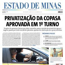 CONFIRA A CAPA DO ESTADO DE MINAS DO DIA 03/12/2025 - Capa do Estado de Minas