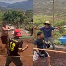 MG: PM fecha ringue de boxe promovido por homem com passagens pela polícia - Redes sociais/Reprodução