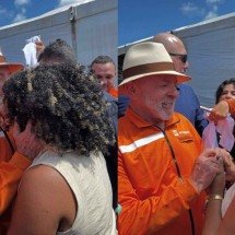 Influencer enfim encontra Lula e promete tatuar nome do presidente - Reprodução/Instagram 