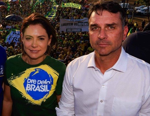 Pré-campanha de Flávio teme impactos junto ao eleitorado feminino após Michelle contar sobre ataque misógino do senador
 -  (crédito: Wilton Junior/Estadão Conteúdo)