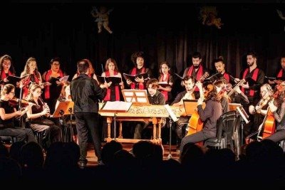 At&eacute; s&aacute;bado (6/12), orquestra e coro dedicados &agrave; m&uacute;sica barroca apresentam concertos natalinos no teatro da Biblioteca P&uacute;blica Estadual
 -  (crédito: Orquestra 415/site/reprodu&ccedil;&atilde;o)