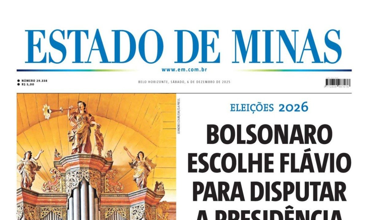 Capa do dia - (crédito: jwilsoncarvalho.mg)