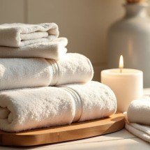 Toalhas macias e fofinhas: o ingrediente secreto que você tem em casa - @canvaaistudio