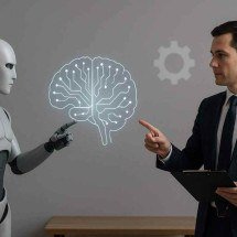 Inteligência artificial no processo de planejamento estratégico corporativo - Imagem criada por inteligência artificial/Acervo Estado de Minas