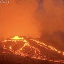 Pra quem não viu: Vulcão surpreende e entra em erupção após ficar 12 mil anos - Reproduc?a?o/TV Globo