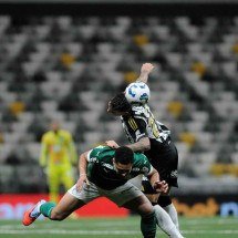 Estádio vazio, além de protestos de torcedores, dão o tom na Arena MRV desde a perda da Sul-Americana pelo Galo -  (crédito: Alexandre Guzanhe/EM/D.A. Press)