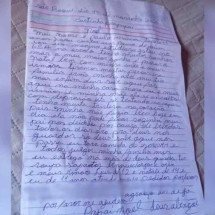 Carta de menino de 11 anos pedindo saúde para mãe a Papai Noel emociona web - Reprodução