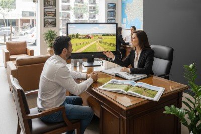 Ao procurar uma propriedade rural em sites ou imobiliárias, é comum encontrar termos como rancho, chácara, sítio e fazenda. Para quem não conhece bem o assunto, essas categorias podem parecer iguais. No entanto, cada uma tem características próprias que ajudam a diferenciá-las. -  (crédito: gemini ia)