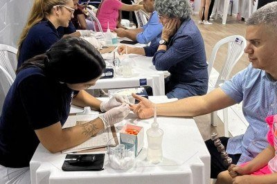 Testes de diabetes serão oferecidos de graça em praça de Montes Claros -  (crédito: Novo Nordiks/divulgação)