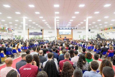 Encontro de 2025 aconteceu no Maanaim de Carapina, no município de Serra, no Espírito Santo, e reuniu mais de 2,5 mil pessoas no último dia 29  -  (crédito: Sandro Ferreira/Divulgação)