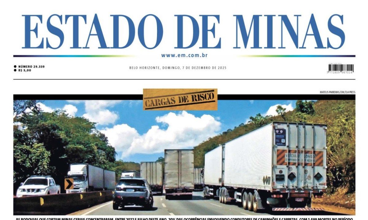 Estado de Minas - (crédito: Capa do Estado de Minas)