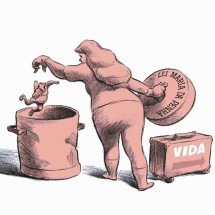 Charge do Estado de Minas