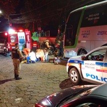 Motorista atropela três pessoas e foge no interior de MG - Divulgação/Polícia Militar