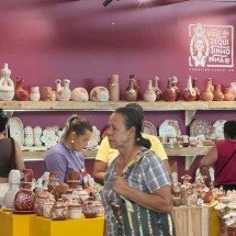 Feira no Expominas destaca sustentabilidade do artesanato brasileiro - Edésio Ferreira/EM/D.A. Press