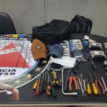 BH: suspeitos de furtos de carros na Região Centro-Sul são presos - PMMG/Divulgação