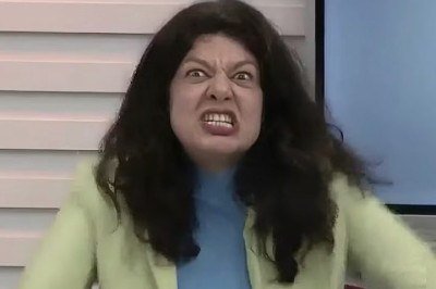 O vídeo de uma atriz fazendo uma performance surpresa durante uma entrevista ganhou a internet nos últimos dias. -  (crédito: Reprodução/TV Mirante)