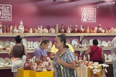 Feira de Artesanato no Expominas acontece até este domingo (7) -  (crédito: Edésio Ferreira/EM/D.A. Press)