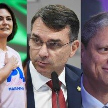 Datafolha aponta preferências entre Michelle, Tarcísio e Flávio Bolsonaro - Reprodução