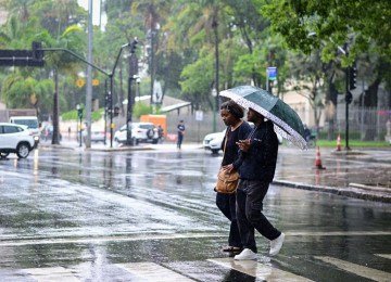 Belo Horizonte está em alerta de chuva até a manhã de segunda-feira (8/12) -  (crédito: Leandro Couri/EM/DA Press)