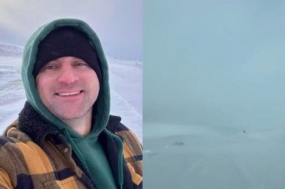 O brasileiro Thiago Crevelloni viajava sozinho pela Patagônia e viveu momentos de terror após seu GPS desviá-lo para uma estrada secundária pouco movimentada em Santa Cruz, na Argentina. -  (crédito: Montagem/Arquivo Pessoal/Reprodução)