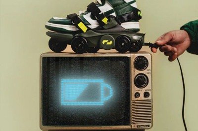 A ideia de caminhar mais rápido sem correr parece coisa de ficção científica, mas virou realidade com os Moonwalkers, calçados motorizados criados pela startup americana Shift Robotics. -  (crédito: - Divulgação/shiftrobotics.io)