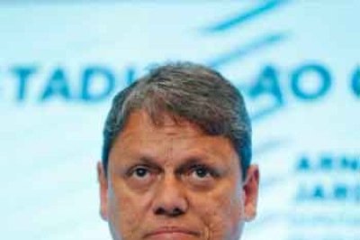 Tarcísio de Freitas (Republicanos) -  (crédito: Evaristo Sa/AFP)