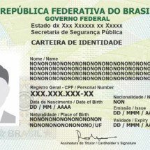 Estudo mostra que nova Carteira Nacional de Identidade é mais segura contra fraudes financeiras - Reprodução/Governo Federal